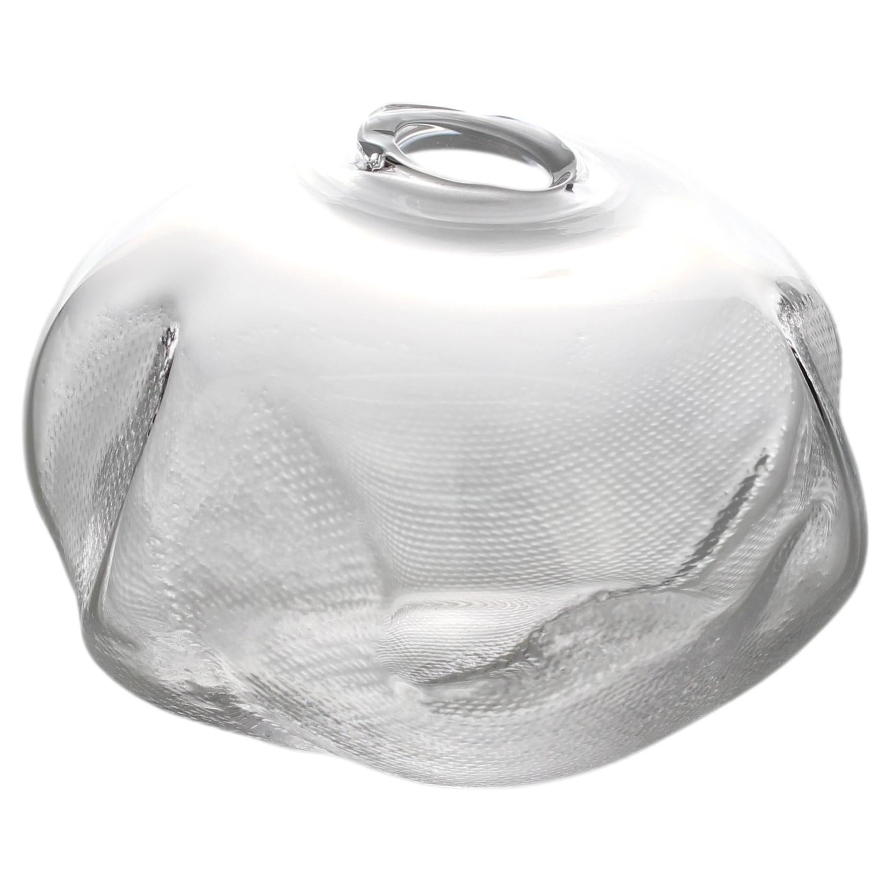 1/2 Ltr Forms, Transparent, Handmade Glass Object by Vogel Studio
