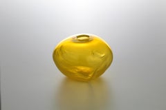 1/2 Ltr Forms, Yellow, Handmade Glass Object by Vogel Studio