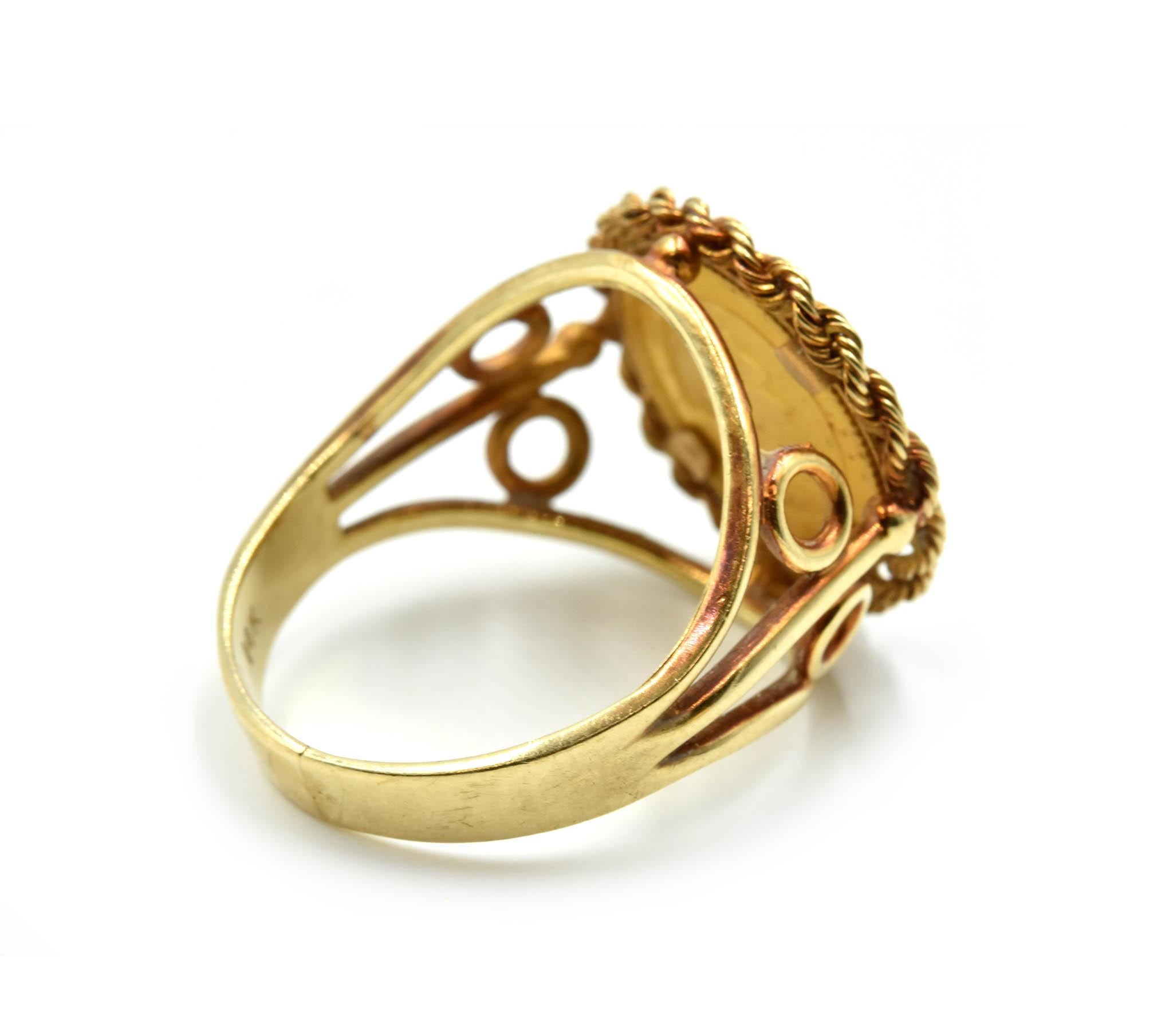 panda ring gold