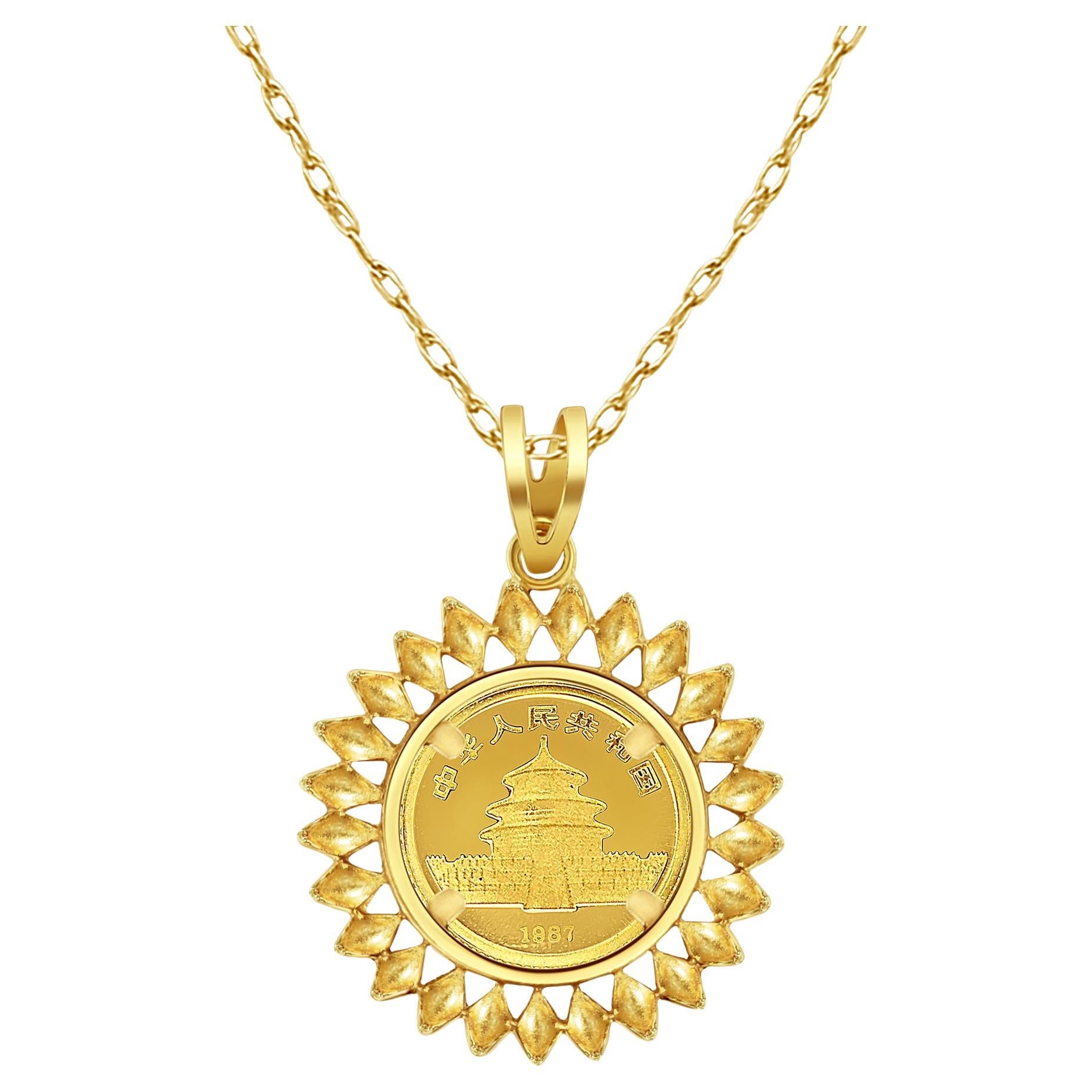 ✱ SU ORDINAZIONE ✱
♥ Informazioni sulle monete ♥

Paese: Cina
Moneta in metallo: Oro fino .999
Contenuto del metallo: 1/20OZ
Denominazione: 5 Yuan Yuan
Anno: Variabile
Dritto: Tempio del Cielo di Pechino con iscrizione cinese 