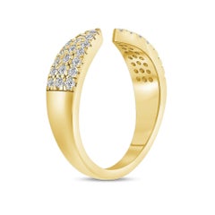 1/2ct. tw. Diamond Thick Open Ring