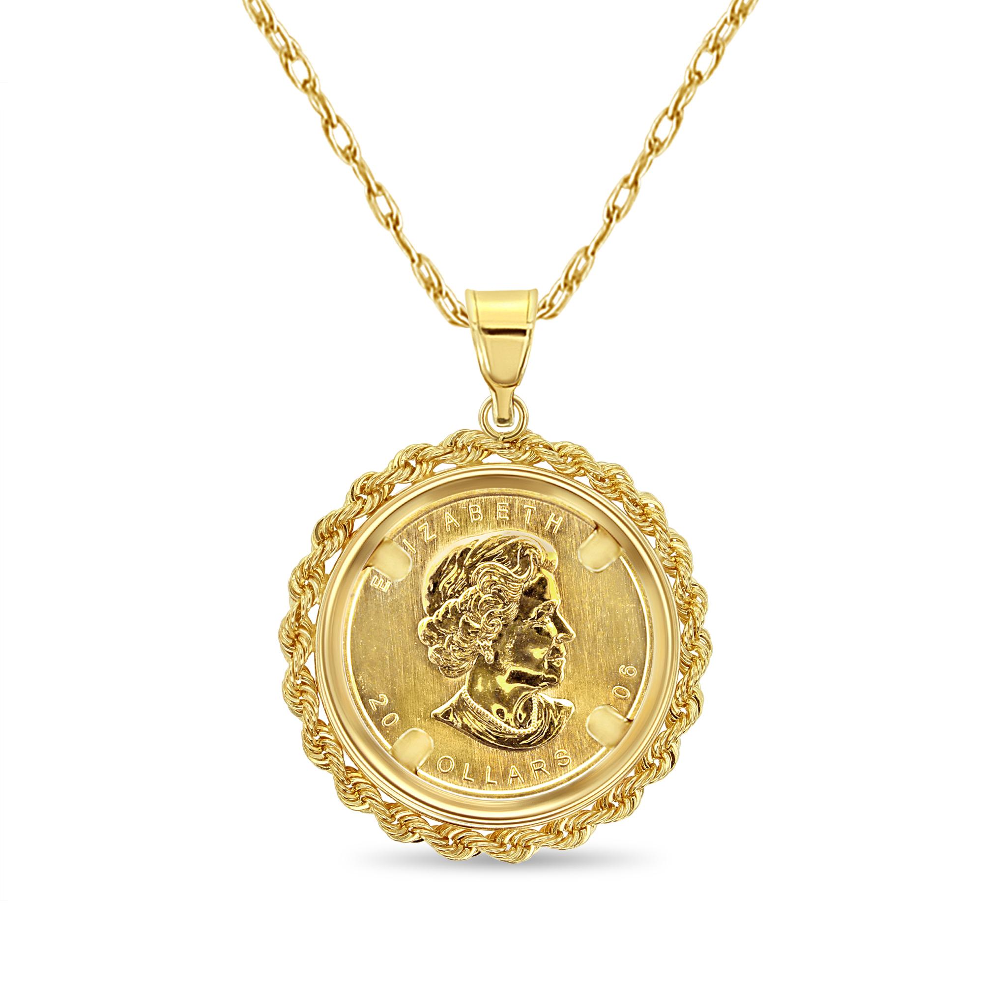 ✱ SU ORDINAZIONE  ✱
♥ Informazioni sulle monete ♥

Paese: Canada
Contenuto d'oro: 1/2OZ
Purezza: .9999
Denominazione: 20 dollari
Dritto: Foglia d'acero
Rovescio: Elisabetta II o Charles III
Anno: Variabile
**La faccia del ciondolo può essere
