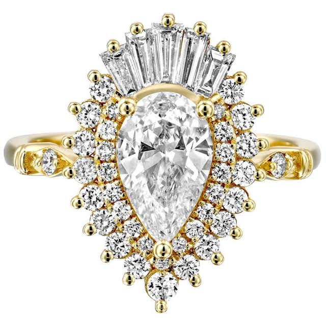 Balerina Rings Diamond Ballerina Ring - 151 For Sale on 1stDibs