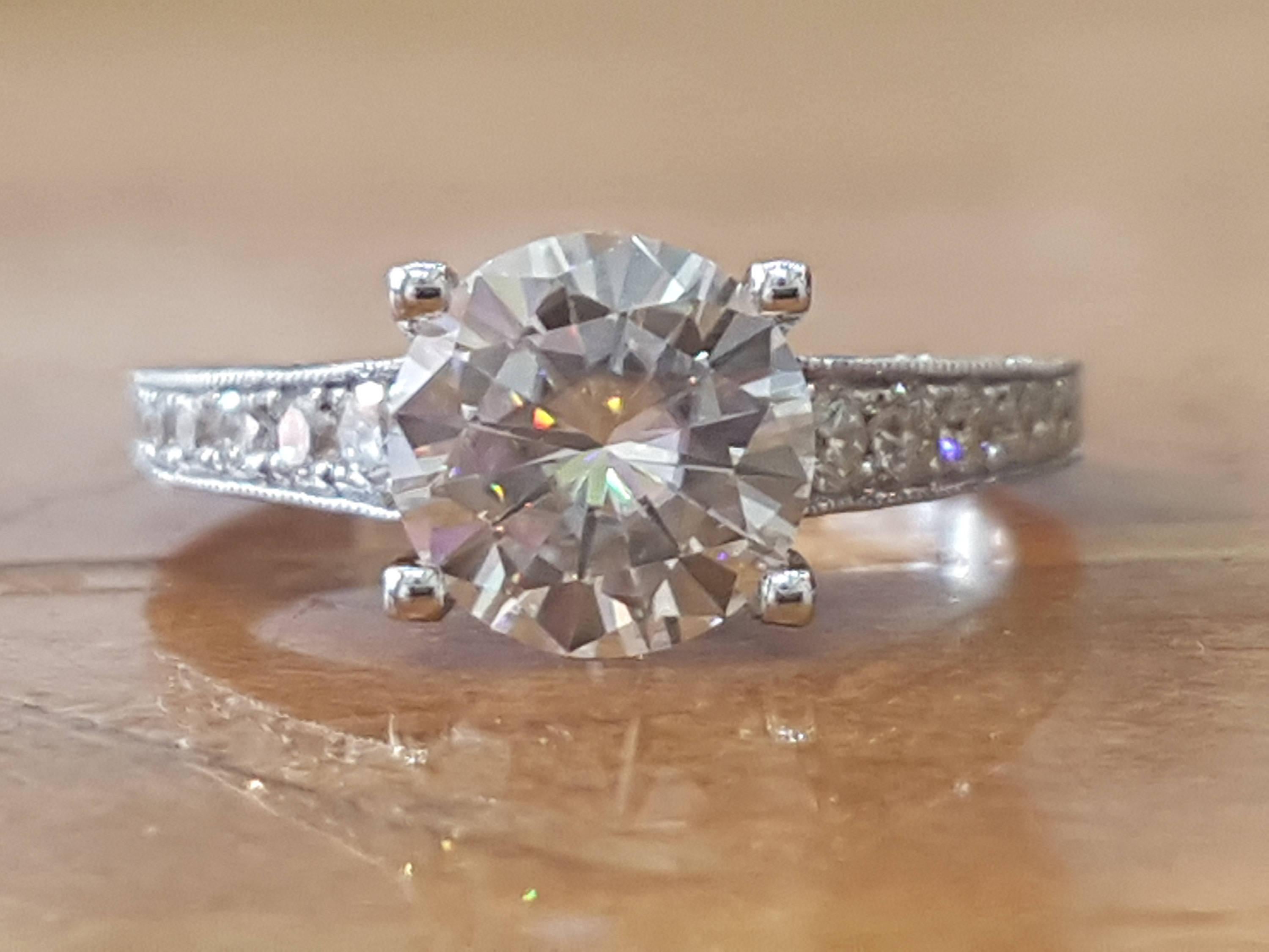 white gold engagement rings