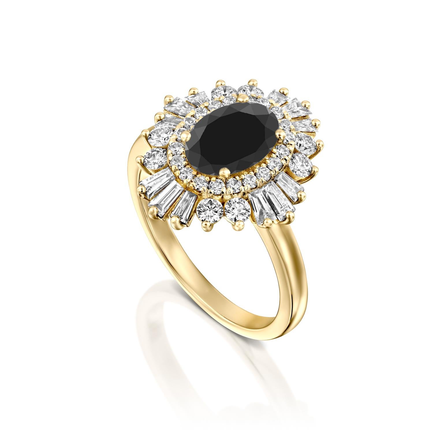 3 ct black diamond engagement rings