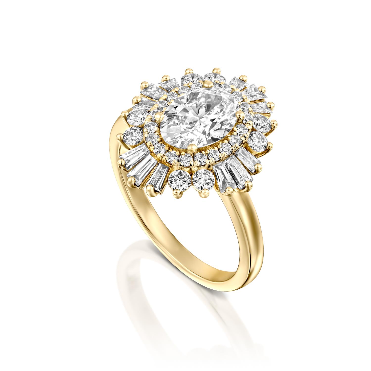 gatsby style engagement ring
