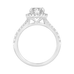 1 3/8 Carat TW PS CTR Engagement Ring
