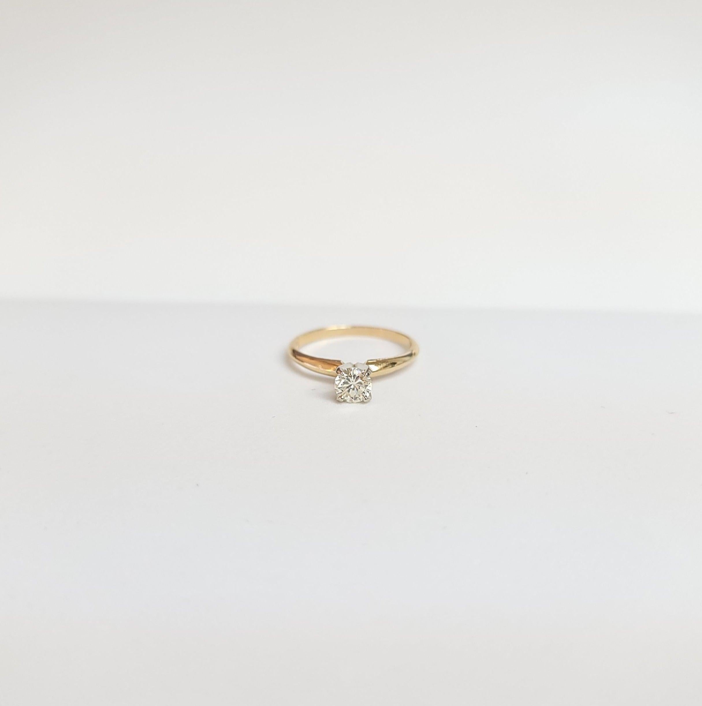 1/3 Carat Solitaire Diamond Engagement Ring In condizioni Nuovo in vendita a Sugar Land, TX