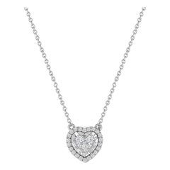 1/3 Carat TW Diamond Illusion Necklace