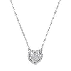 1/3 Carat TW Diamond Illusion Necklace
