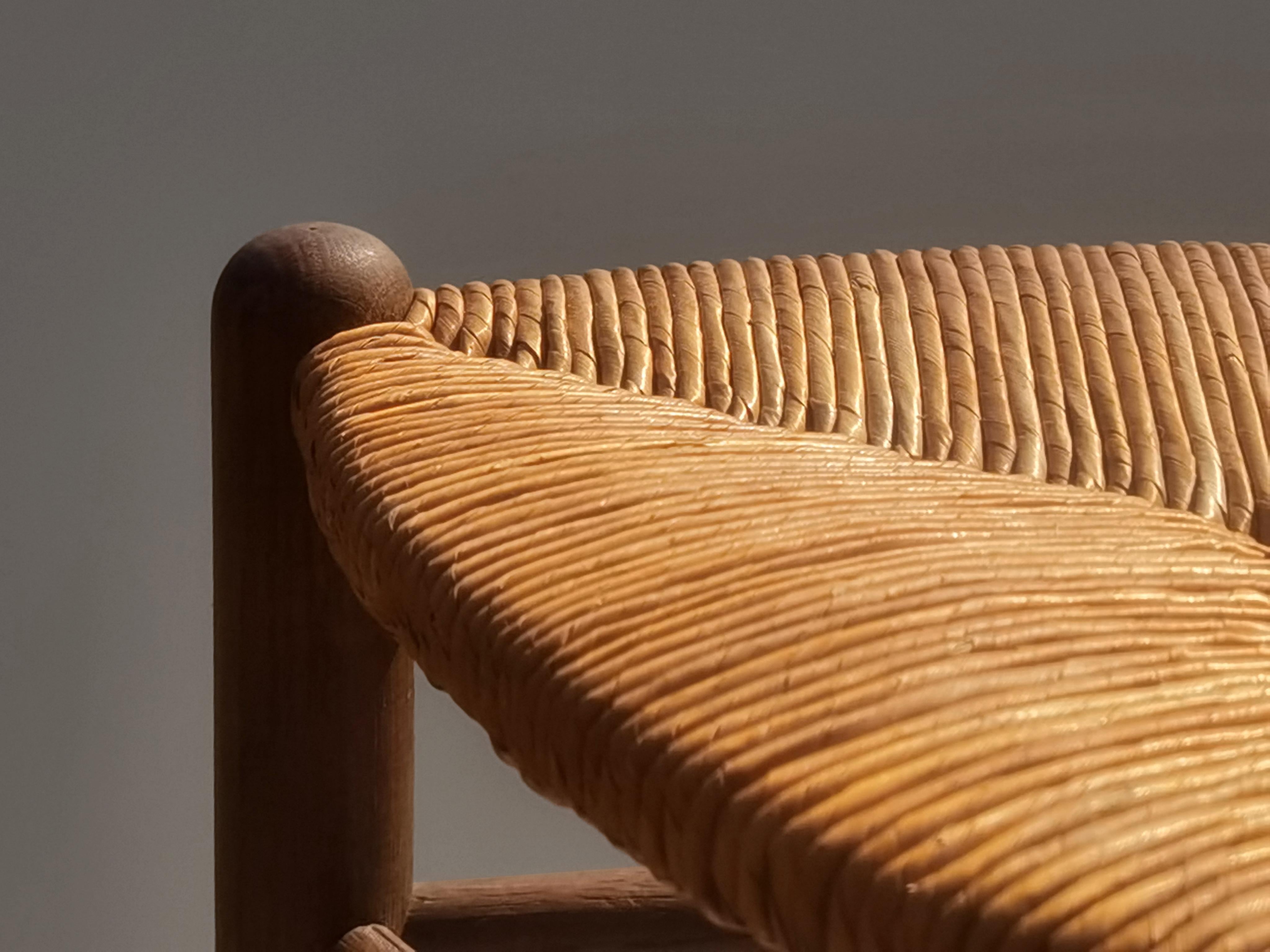 Mid-Century moderno 1/3 SGABELLO MODERNO A TREPPIEDE, di PIERRE Faucheux, Francia 1950 in vendita