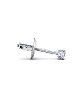 1/4 Carat TDW 3-Prong Martini Natural Diamond Studs