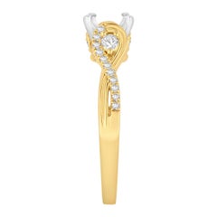 1/4 Carat Semi-Set Engagement Ring