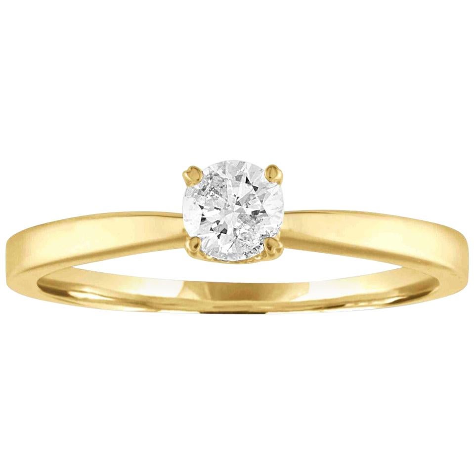 1/4 Carat TW Dia Sol Heart Ring For Sale