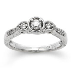 1/4 Carat TW Diamond Engagement Ring