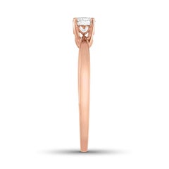 1/4 Carat TW Diamond Sol Heart Ring