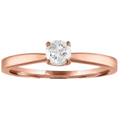 1/4 Carat TW Diamond Sol Heart Ring