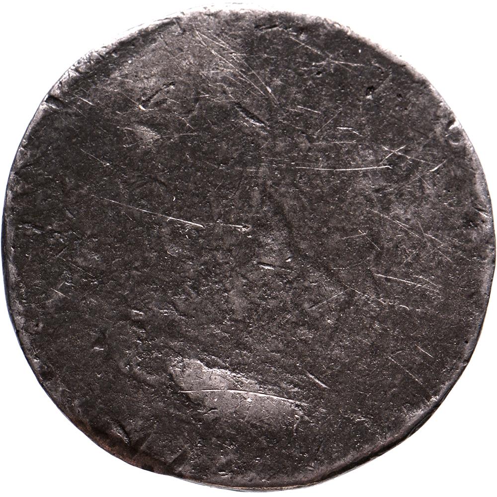 Obverse: castle between 7 – 3
Reverse: blank

VERY RARE

Weight: 9.86 g
Diameter: 25.0 mm
Grade: Very Fine
Reference: vG. 49; CNM 2.01.5

After the fall of Haarlem, Don Frederik turned his attention to Alkmaar. The city was surrounded and stormed