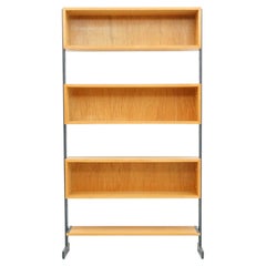 1 / 5 Free Standing Single Bookcase, Shelf Germany 1960s