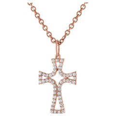 1/6 Carat TW Diamond Fashion Cross