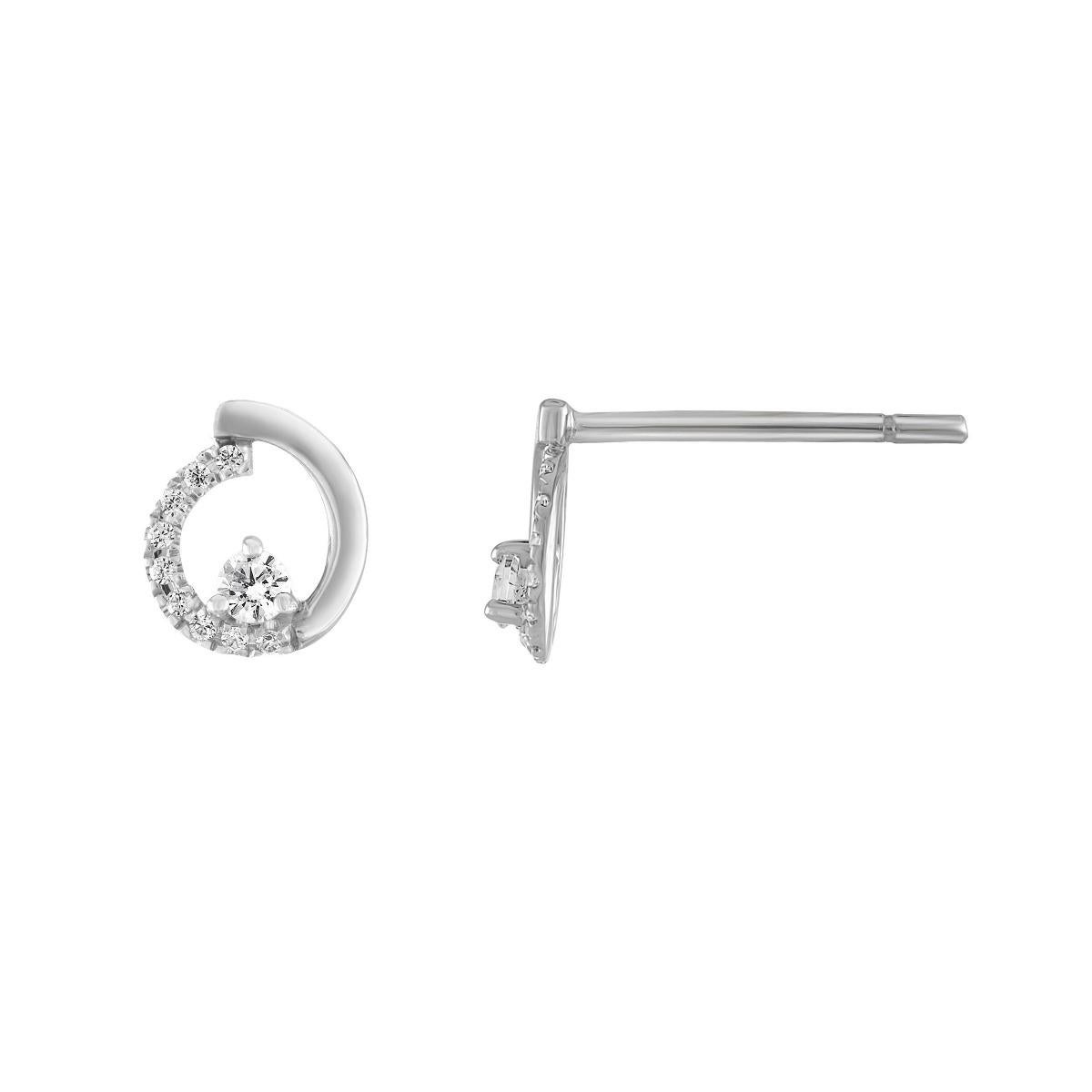 Women's 1/8 Carat TW DIA Fashion Earrings For Sale