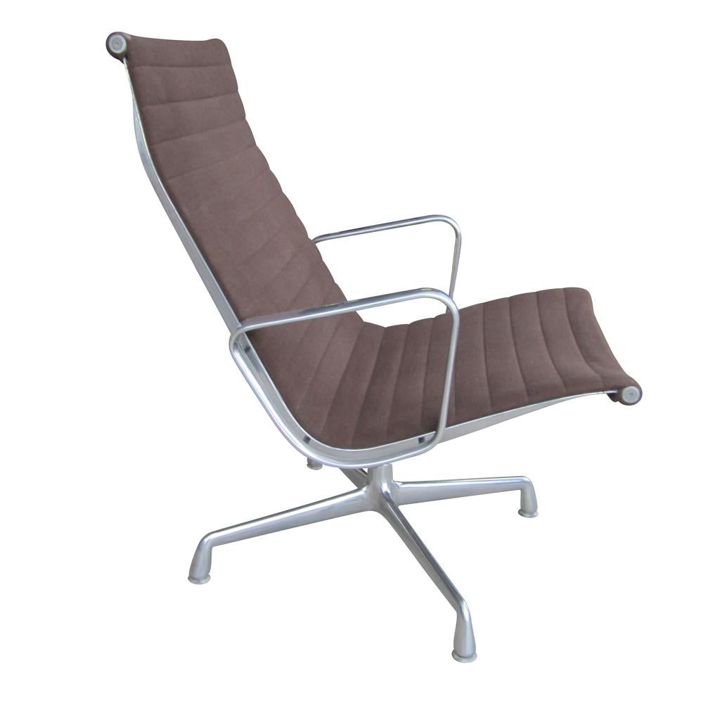 Mid-Century Modern 1 Aluminum Group Lounge Chair for Herman Miller For Sale