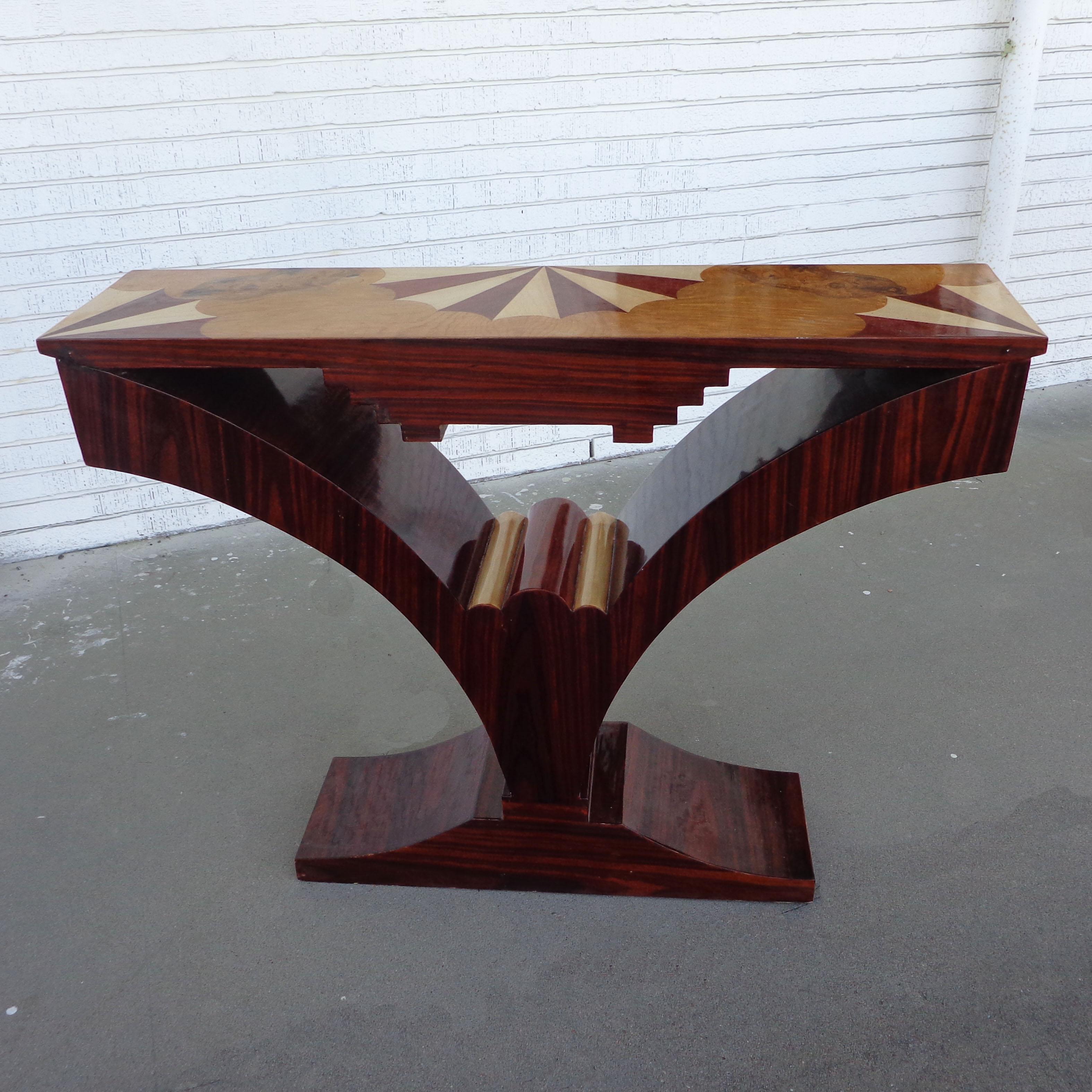 art deco console