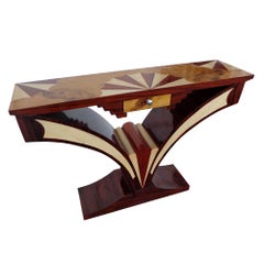 1 Art Deco Style Pedestal Console