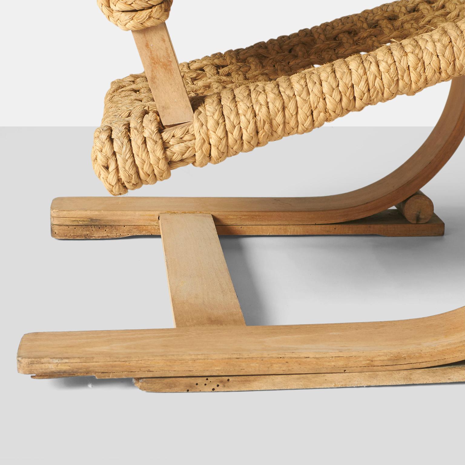 Hand-Crafted 1 Audoux-Minet, Rope Chair