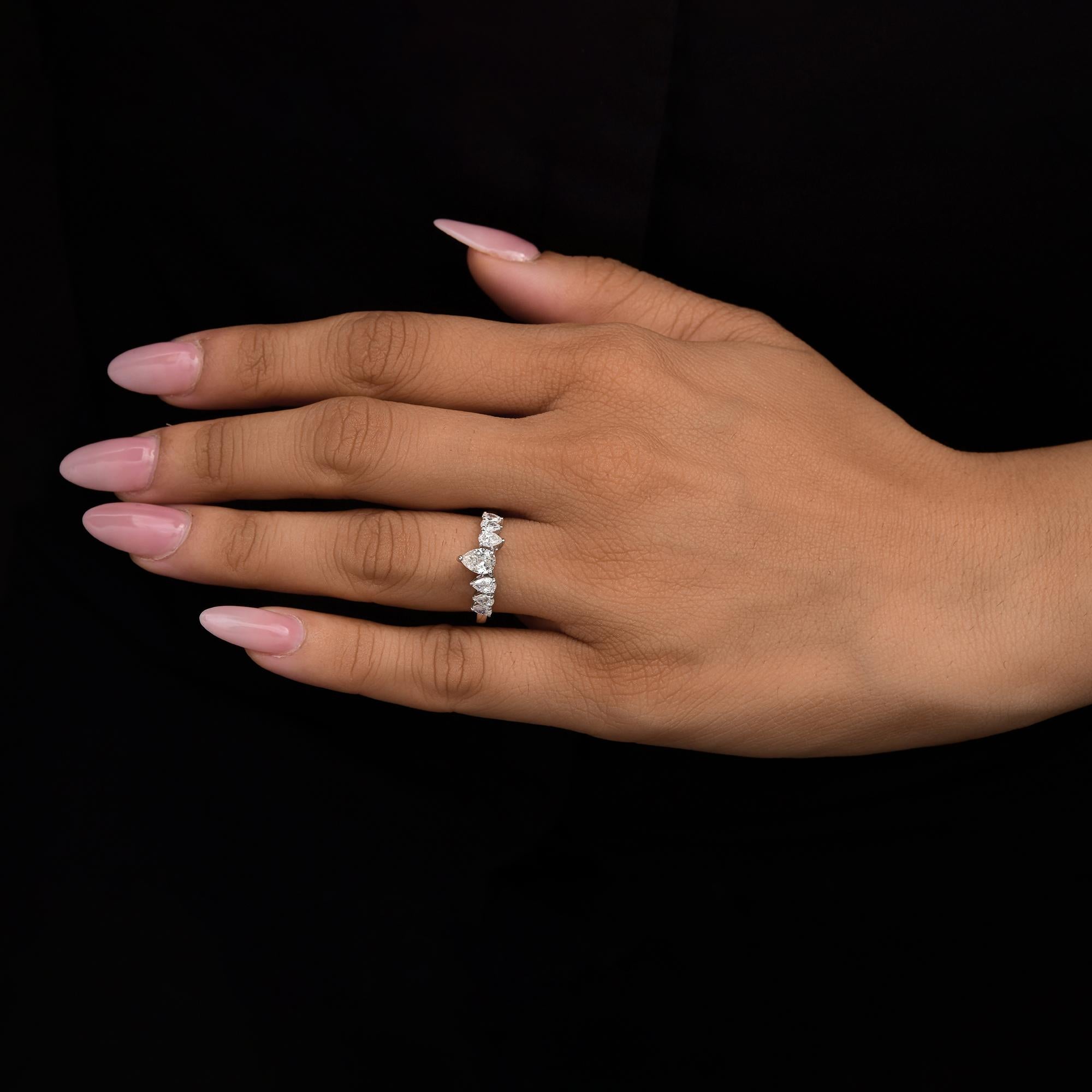 in vendita:  Anello di fidanzamento con diamante certificato da 1 carato in oro bianco 18k 2