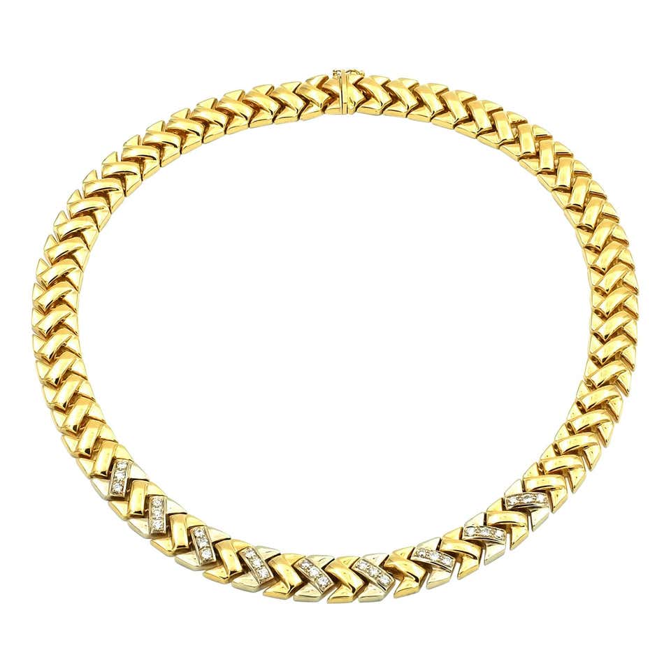 Tiffany gold choker necklace Clearance
