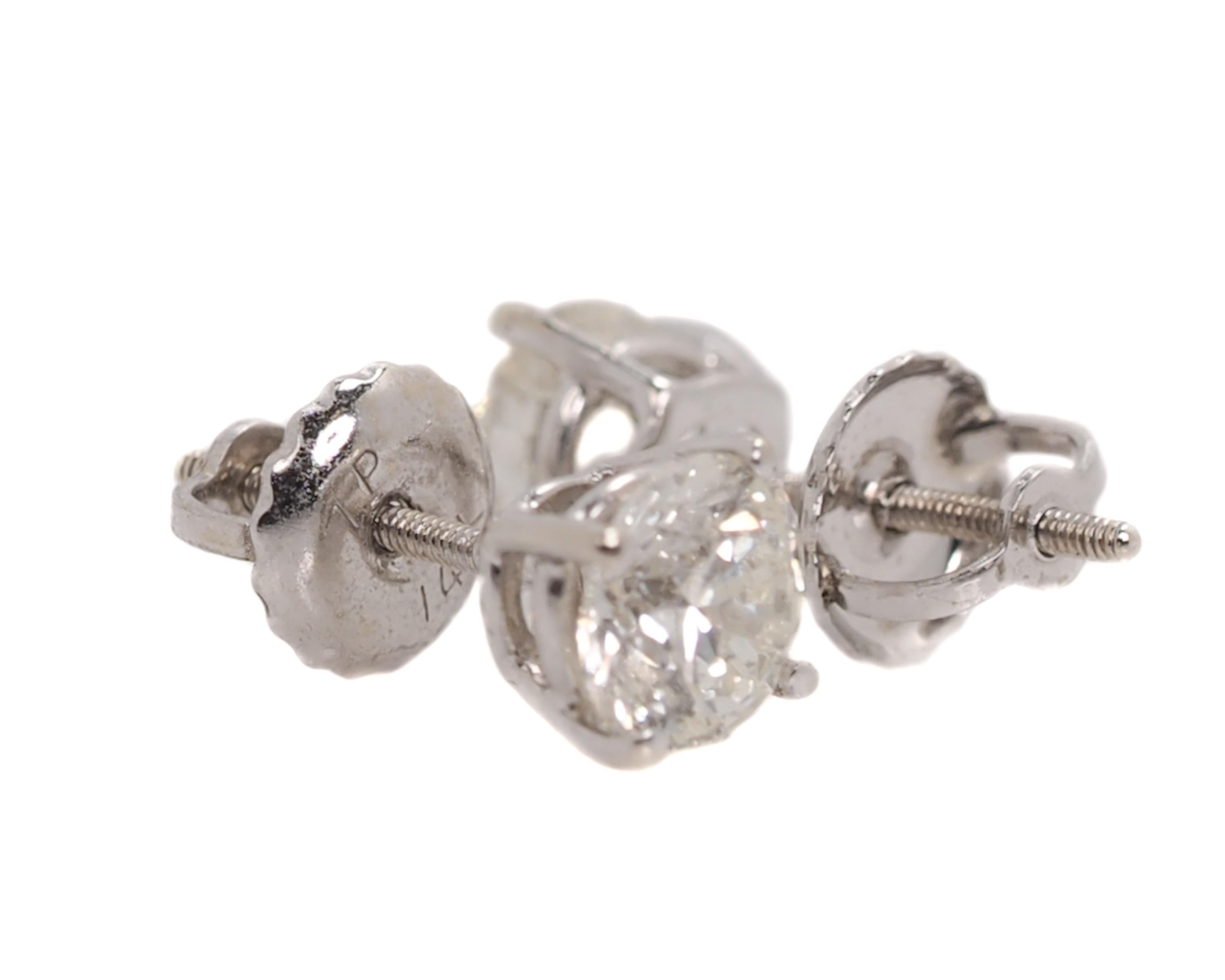 5mm diamond stud earrings