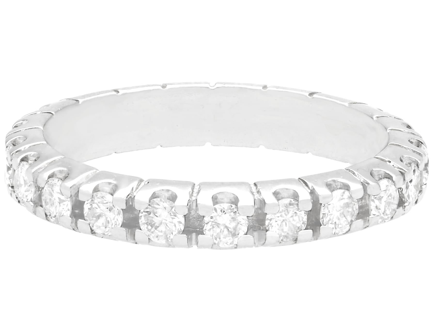 1 carat diamond eternity ring