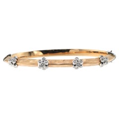 1 Carat Diamond Bangle in 18 Karat Rose Gold