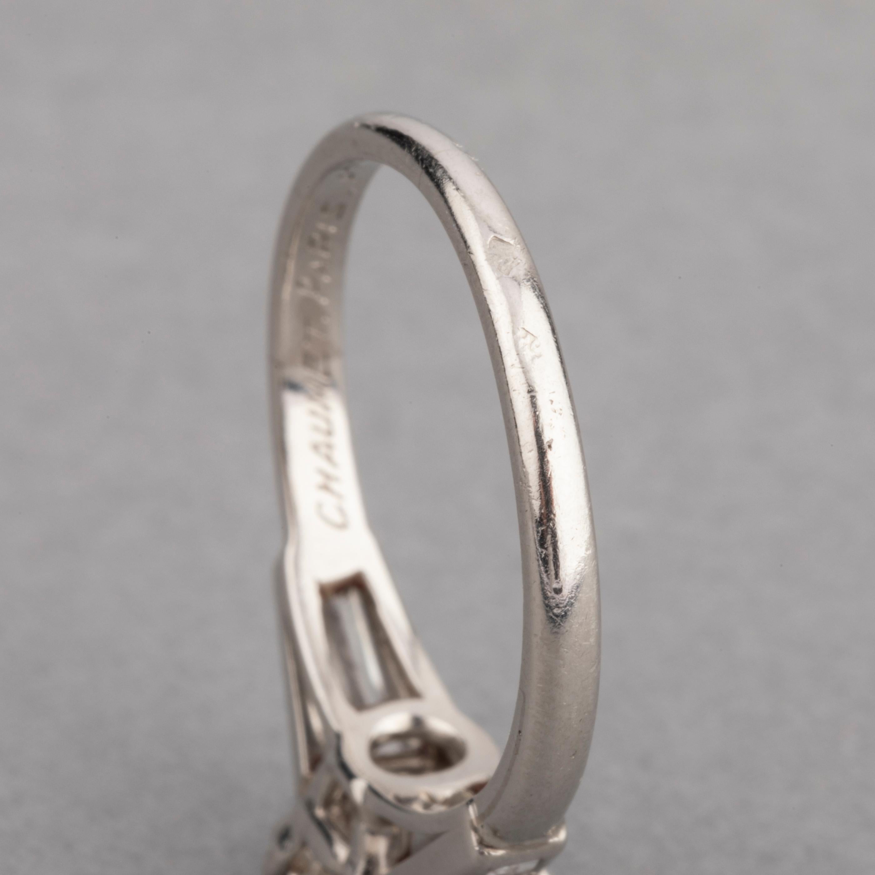 1 Carat Diamond Chaumet Paris Engagement Ring 2