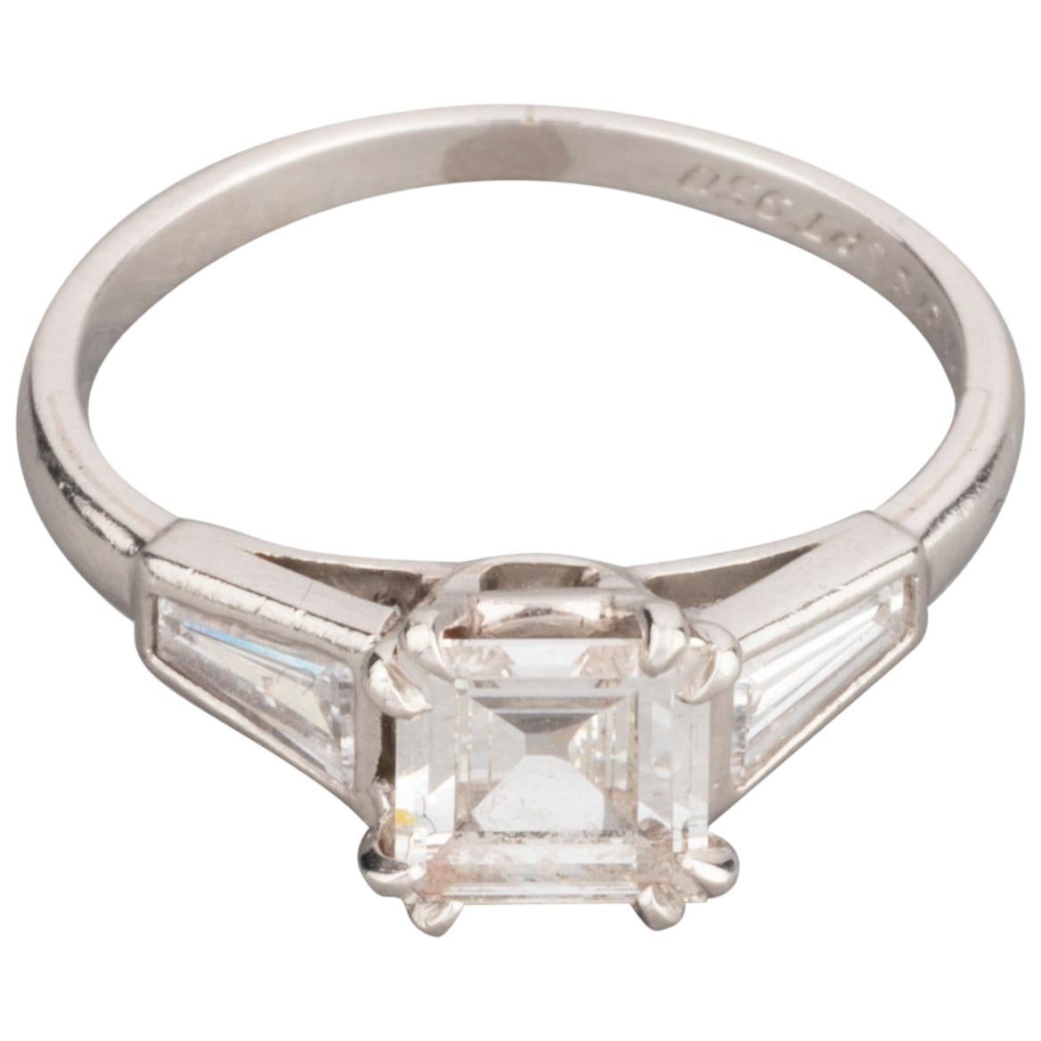 1 Carat Diamond Chaumet Paris Engagement Ring