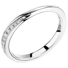 1 Carat Diamond Half Eternity Channel Set Wedding Ring