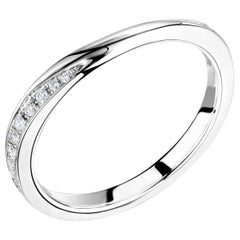 1 Carat Diamond Half Eternity Channel Set Wedding Ring