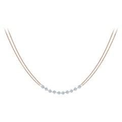 1.00Carat Diamond Necklace Chain Choker