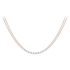 1.00Karat Diamant Halskette Kette Choker