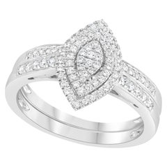 1 Carat Diamond Ring 18 10 Karat White Gold