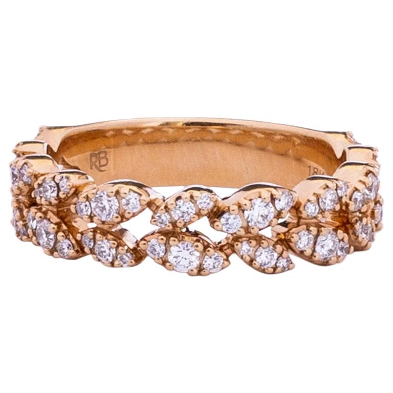 1 Carat Diamond Ring Band in 18 Karat Gold