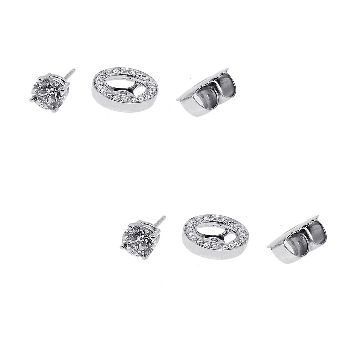 1.50 carat diamond earrings