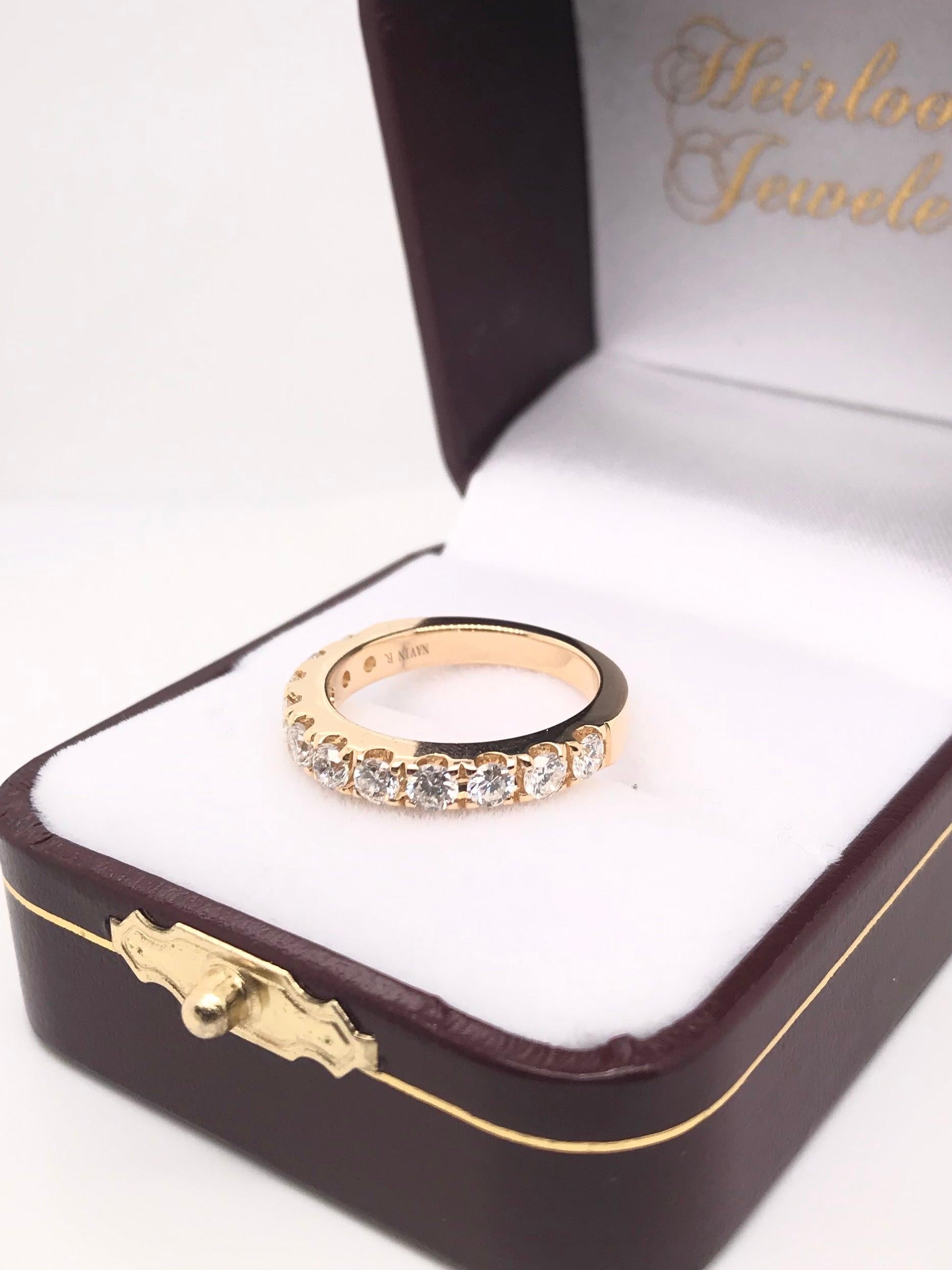 1 Karat DTW Diamantband im Angebot 4