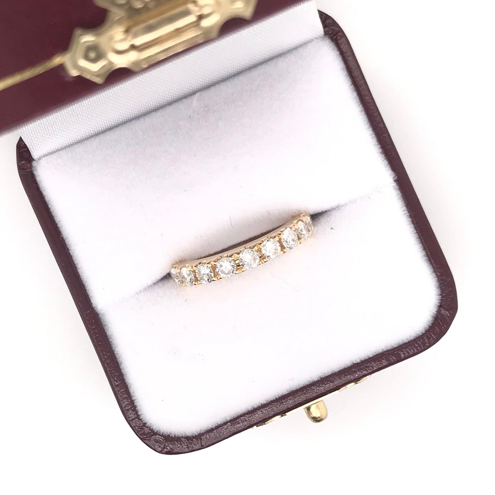 1 Karat DTW Diamantband im Zustand „Neu“ im Angebot in Montgomery, AL