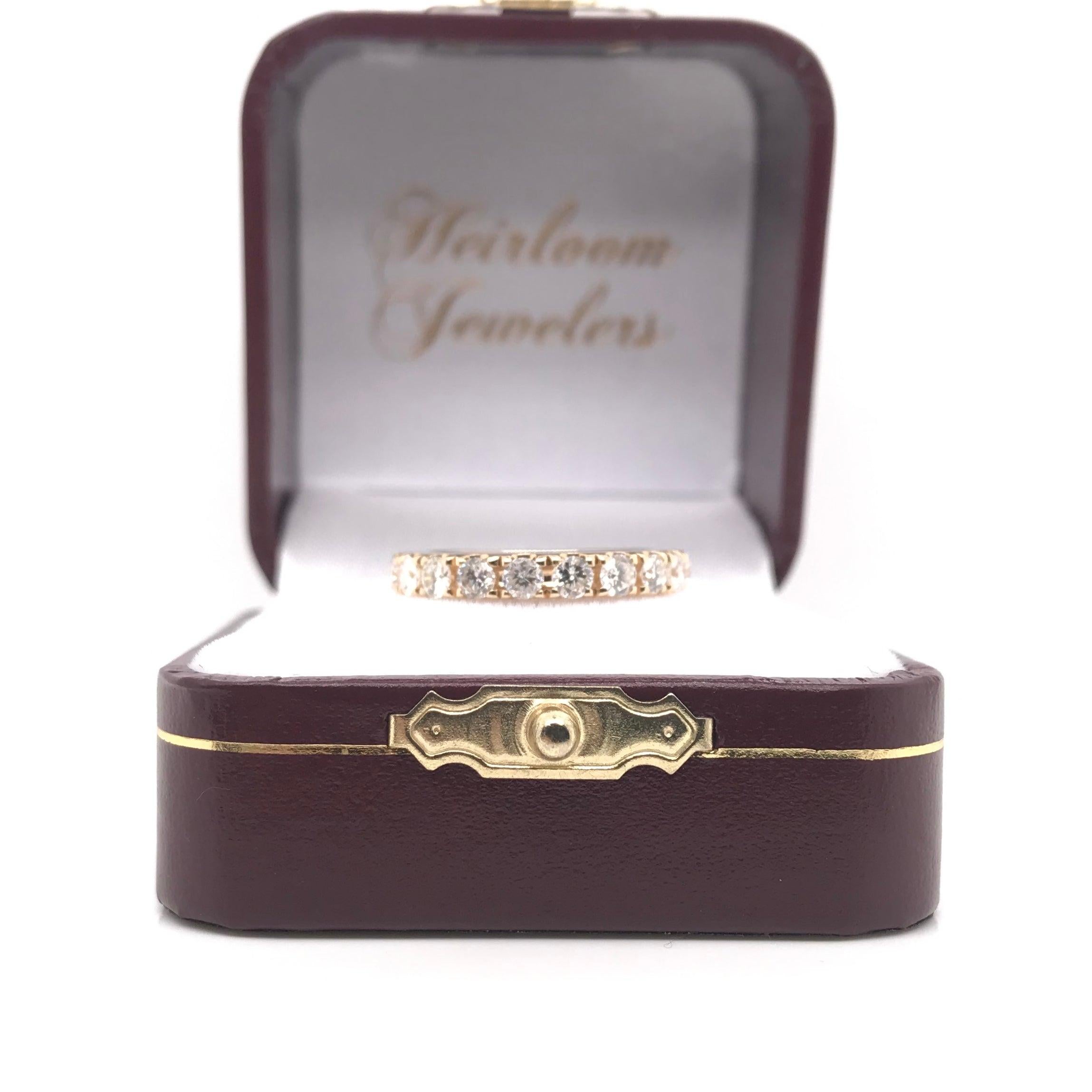 1 Karat DTW Diamantband im Angebot 2