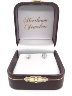 1 Carat DTW Diamond Stud Earrings