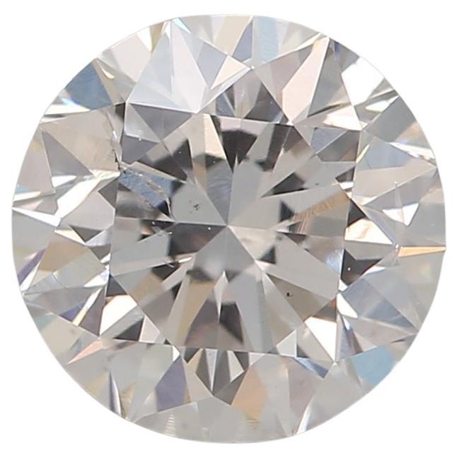 1 Carat Faint Pinkish Brown Round Cut Diamond SI2 Clarity GIA Certified For Sale