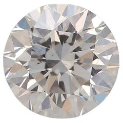 1 Carat Faint Pinkish Brown Round Cut Diamond SI2 Clarity GIA Certified (en anglais)