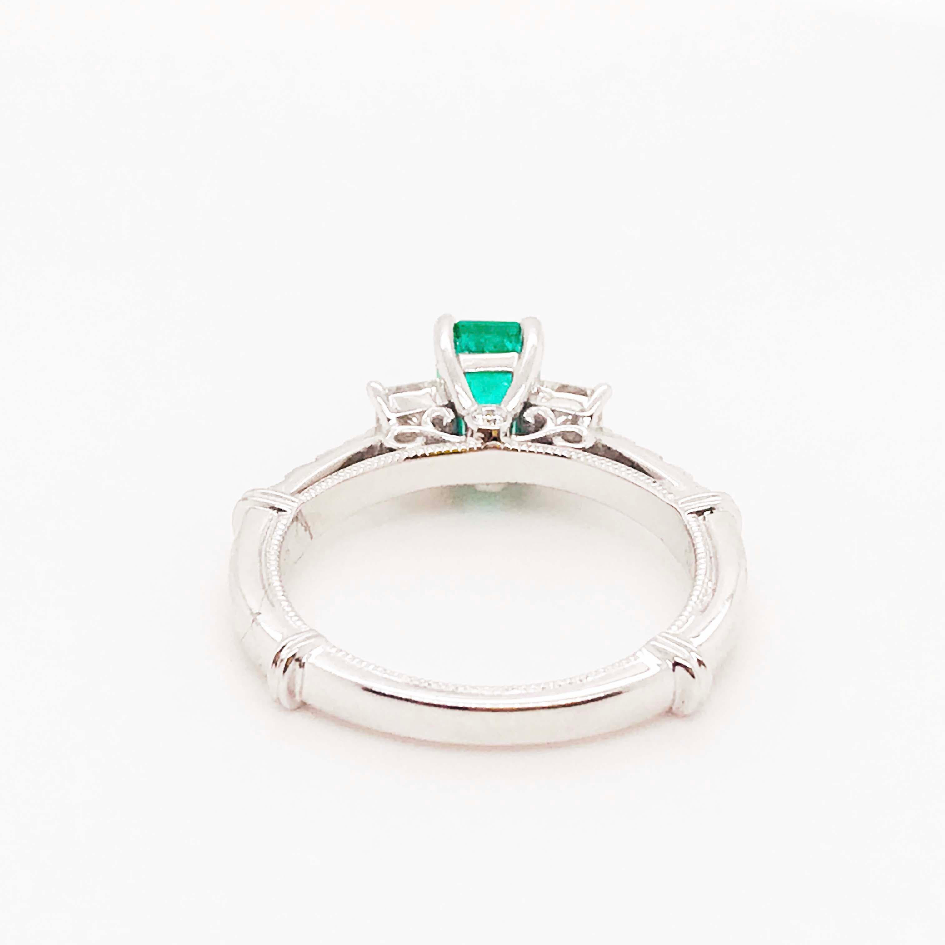 1 carat emerald ring price